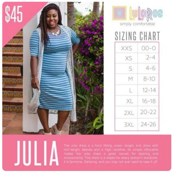 NWOT Lularoe Julia Extra Small Blue Paisley Print - Picture 7 of 8